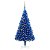 Set de árbol de Navidad LED de 120x210 cm fabricado en pvc con un acabado color azul Vida XL