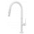 Imex Samoa tall single-handle kitchen tap made of brass with a matte white finish