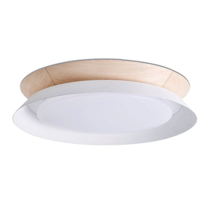 Lampada da soffitto bianca con LED Tender Faro 45 cm di diametro x 8,2 cm di altezza