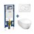 Pack de WC Icon Rimfree avec abattant Basic avec frein de chute et réservoir Sigma 8 Geberit
