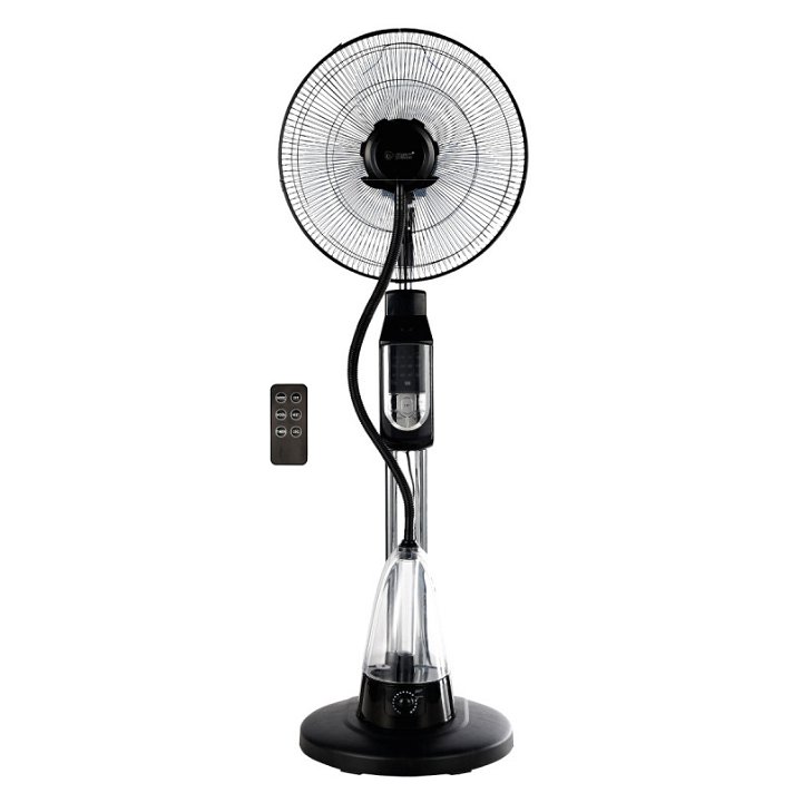 Ventilatore per vaporizzatori ad altezza regolabile con display LED di colore nero GSC