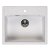 Lavello da cucina a 1 vasca con finitura di colore bianco puro Amsterdam 54 Reginox