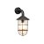 Lámpara aplique para exterior de color negro metal y vidrio de 16,4x35,5 cm Honey Faro