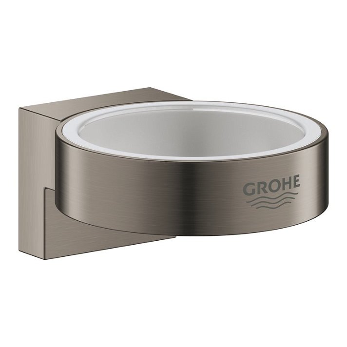 Support pour distributeur de savon graphite brossé Selection Grohe