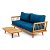 Conjunto sofá de 2 plazas y mesa Jersey Chillvert
