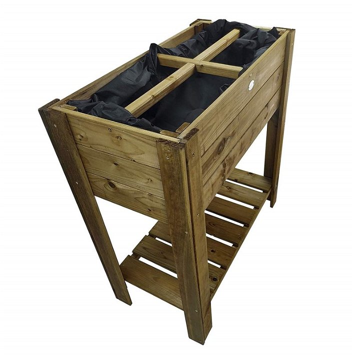 Mesa huerto de madera Compact Gardiun