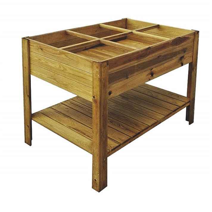 Orto tipo tavolo in legno 120x80x88 Gardiun