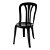 Pack de 22 sillas para exterior elaboradas con polipropileno color negro EcoGarrotxa Resol