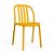 Lot de chaises en polypropylène et en fibre de verre de couleur jaune toscane Sue Resol