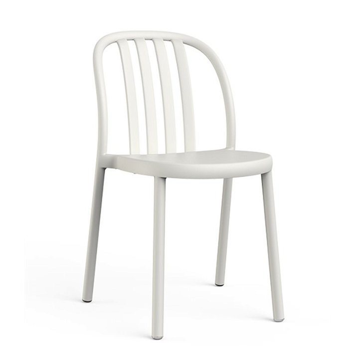 Lot de chaises avec protection UV fabriquées en polypropylène de couleur blanche Sue Resol