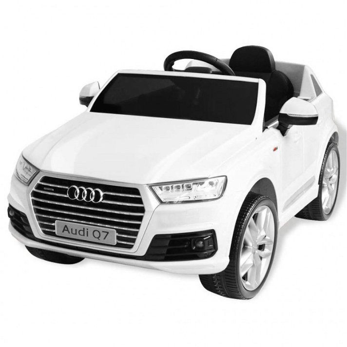Coche eléctrico Audi Q7 blanco 6 V Vida XL