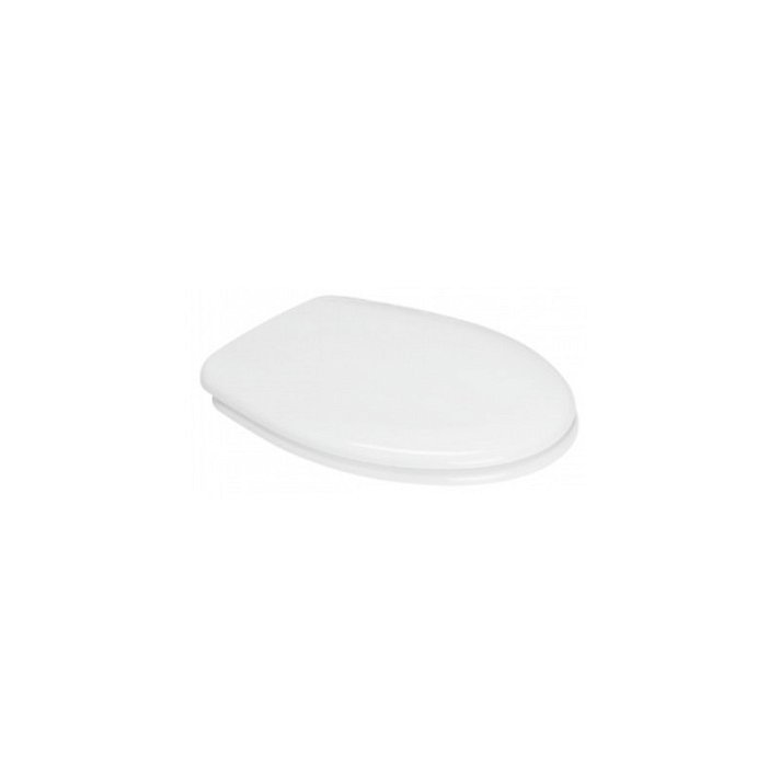 Tapa de inodoro de duroplast con acabado de color blanco y amortiguación opcional CETUS Unisan