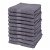 Pack de toallas de cortesía de algodón de 50x30 cm en color gris antracita Vida XL