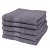 Pack de toallas de ducha de algodón 70x140cm 500 gramos/m² gris antracita Vida XL