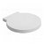Coprivaso con sedile per vaso WC in duroplast di 38,5x40,5 cm bianco Reflex Unisan