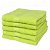 Pack de toallas de baño de algodón 50x100cm 500 gramos/m² verde manzana Vida XL