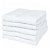 Pack de 50 serviettes de 30 cm de couleur blanche en tissu absorbant en coton Vida XL