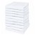 Pack de 10 toallas de 50 cm color blanco fabricadas en tela absorbente de algodón Vida XL