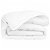 Edredón hecho de poliéster para cama de una plaza de 140x200 cm color blanco Vida XL