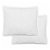 Set de 2 almohadas de 70 cm en forma cuadrada con funda de microfibra y en color blanco Vida XL