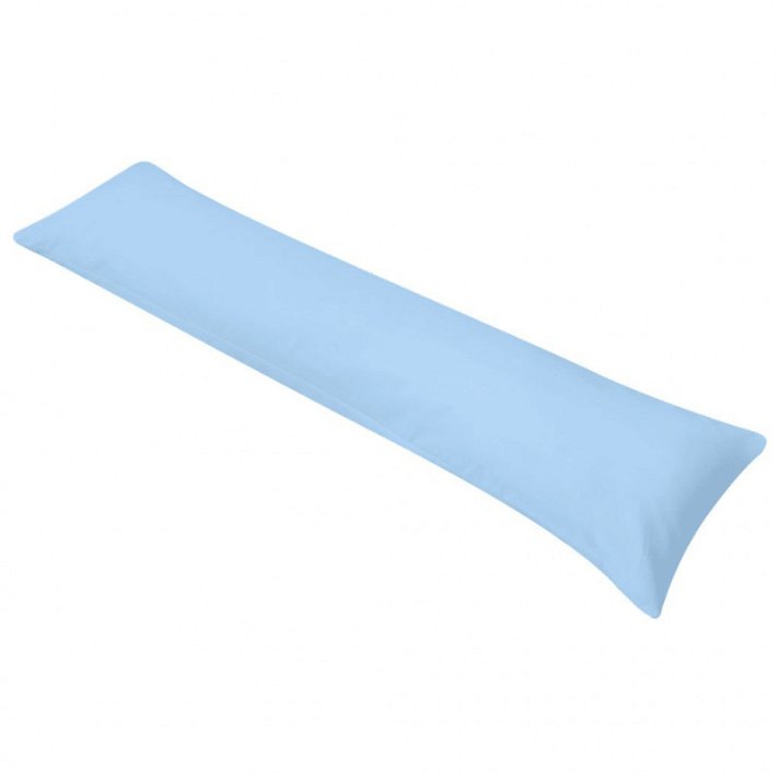 Almohada corporal suave al tacto y adaptable a toda posición 145 cm color azul Vida XL