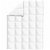 Couette d'hiver en microfibre avec garniture en duvet 150x200 cm blanc Vida XL