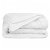 Pack de edredones de microfibra y fibra hueca para camas King size color blanco Vida XL