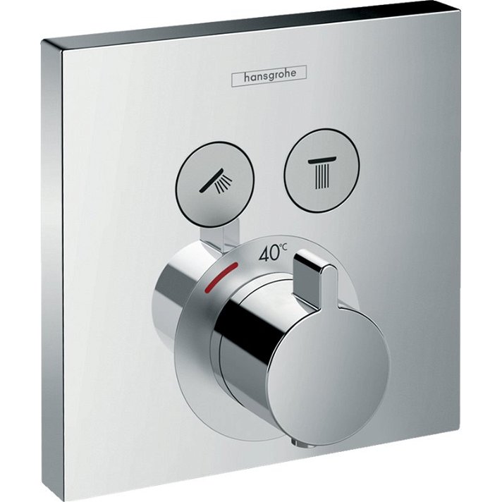 Grifo termostático con dos funciones cromo ShowerSelect Hansgrohe