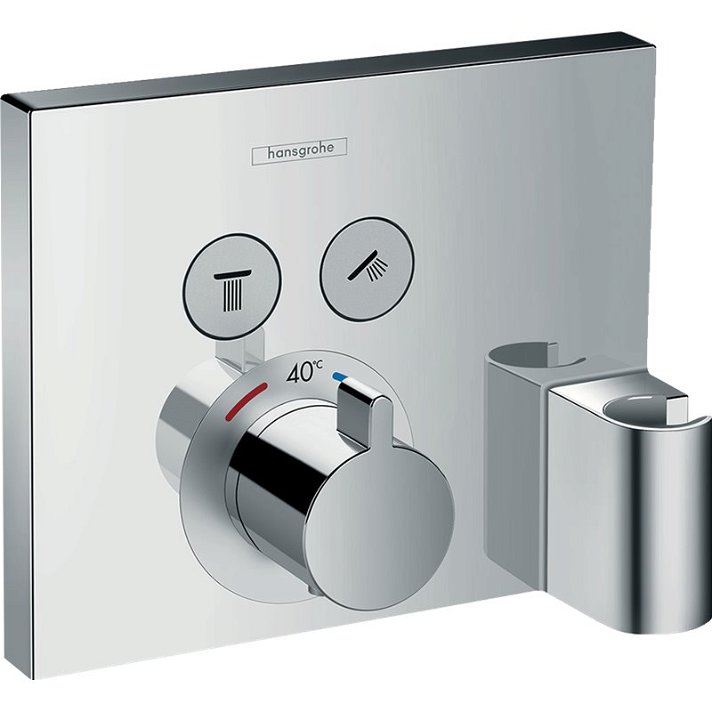 Grifo termostático para dos funciones cromo ShowerSelect Hansgrohe