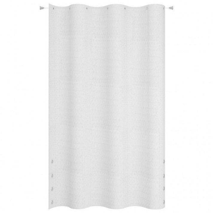 Toldo cortina de 140x230 cm de polietileno con un acabado en color blanco Vida XL