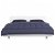 Juego de edredón y dos almohadas para cama Super King Size de 220x240 color gris antracita Vida XL