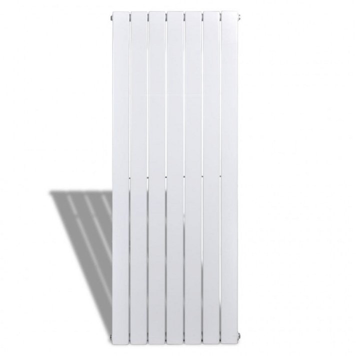 Radiateur à 7 barres plates mural en acier blanc 54,2 x 150 cm Vida XL