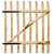Puerta individual para valla fabricada en madera de avellano 100x120 cm Vida XL