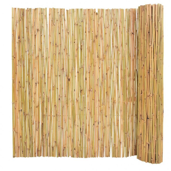 Valla de bambú de jardín 300x150cm VidaXL