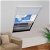 Zanzariera plissettata per finestra con rete sottile in alluminio blackout in PET Vida XL