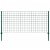 Euro Fence with green posts 2000x80cm 100x100mm Life XL