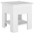Tavolino da salotto fabbricato in legno compensato con finitura di colore bianco Vida XL