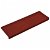 Pack de alfombrillas para escaleras con puntos autoadhesivos 65x25 cm color rojo Vida XL