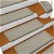 Tapetes de escada rectangulares antiderrapantes por 15 unidades de 65 x 25 cm de cor cinza claro Vida XL