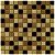 Malla de mosaico en piezas de 29 cm y de acabado beige brillante Cristal Dekostock