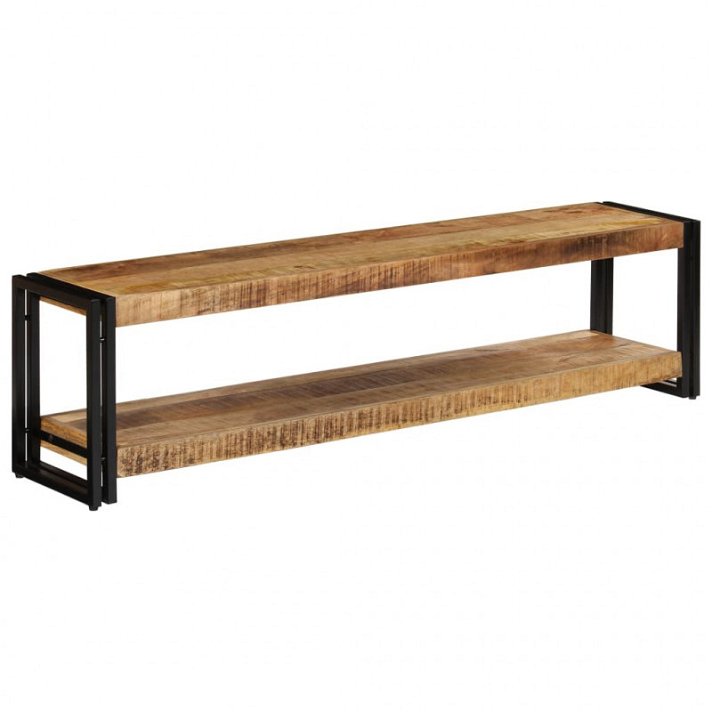 Mueble para la TV 150x30x40cm fabricado en madera maciza de mango Vida XL