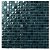 Mosaico de cristal y piedra en baldosas de 30 cm de acabado brillo en tonos negros Atlántida Dekostock