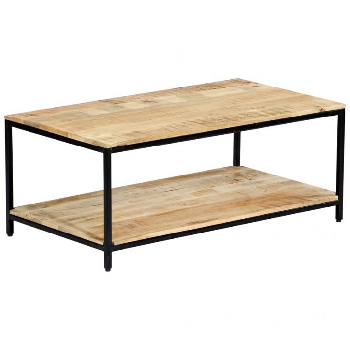 Table basse simple de style industriel 110x60 Vida XL