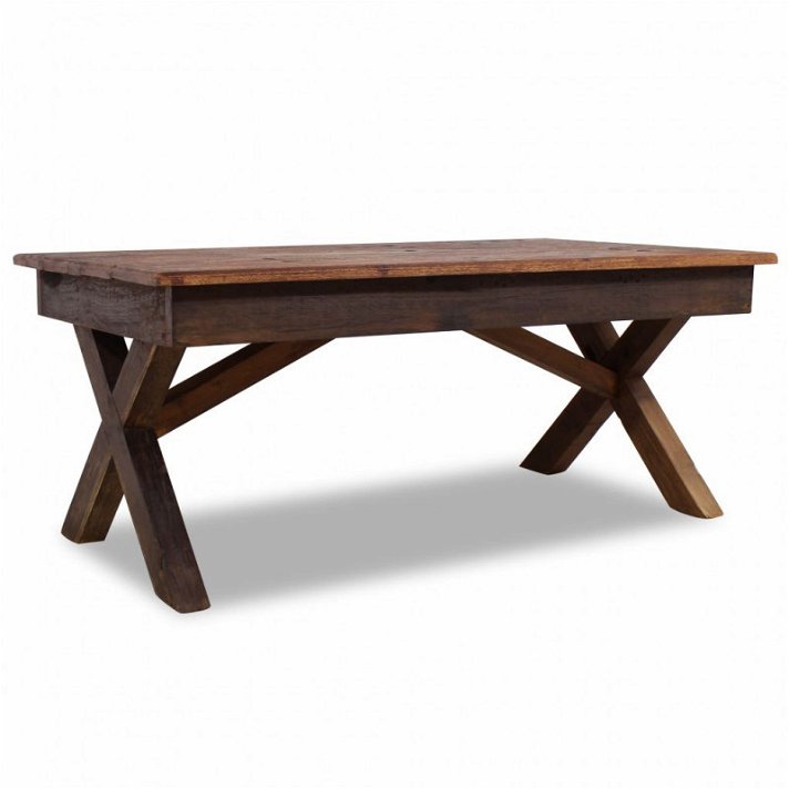 Mesa complementar de madeira reciclada Vida XL