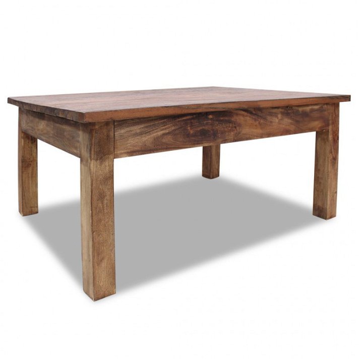 Tavolino fatto di legno riciclato Vida XL