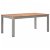 Tavolo di rovere grigio e legno di 180x74x90 cm Vida XL