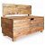 Banco de madera maciza reciclada con respaldo Vida XL