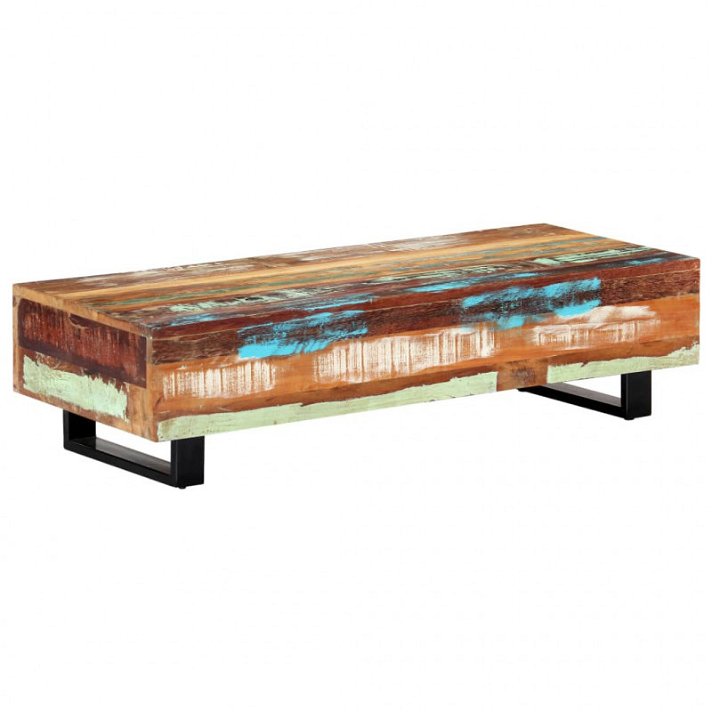 Tavolo di legno riciclato e acciaio 120x50 cm Vida XL