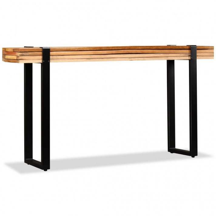 Tavolo consolle in legno riciclato adattabile Vida XL