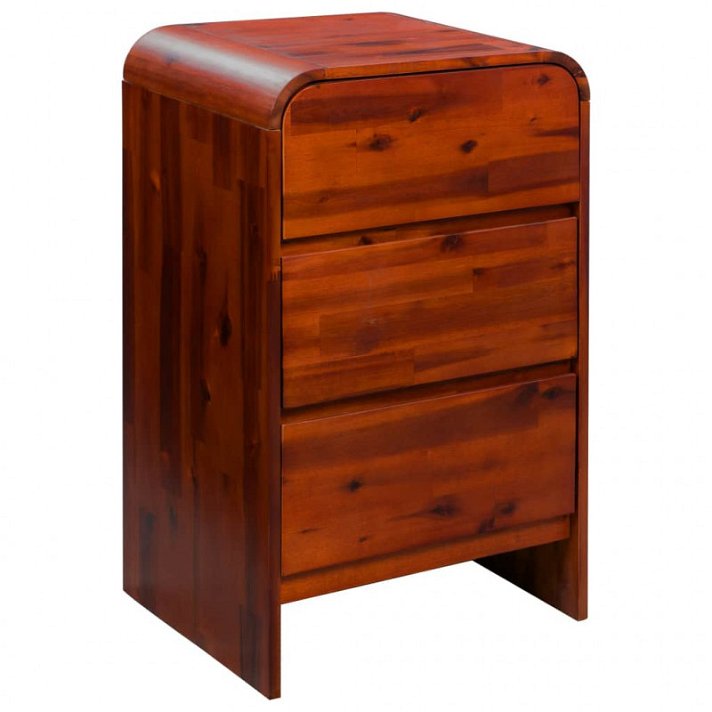 Mueble de acacia maciza con cajones 45x75 cm VidaXL
